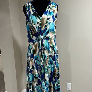 Liz Clairborne Printed Jersey Dress